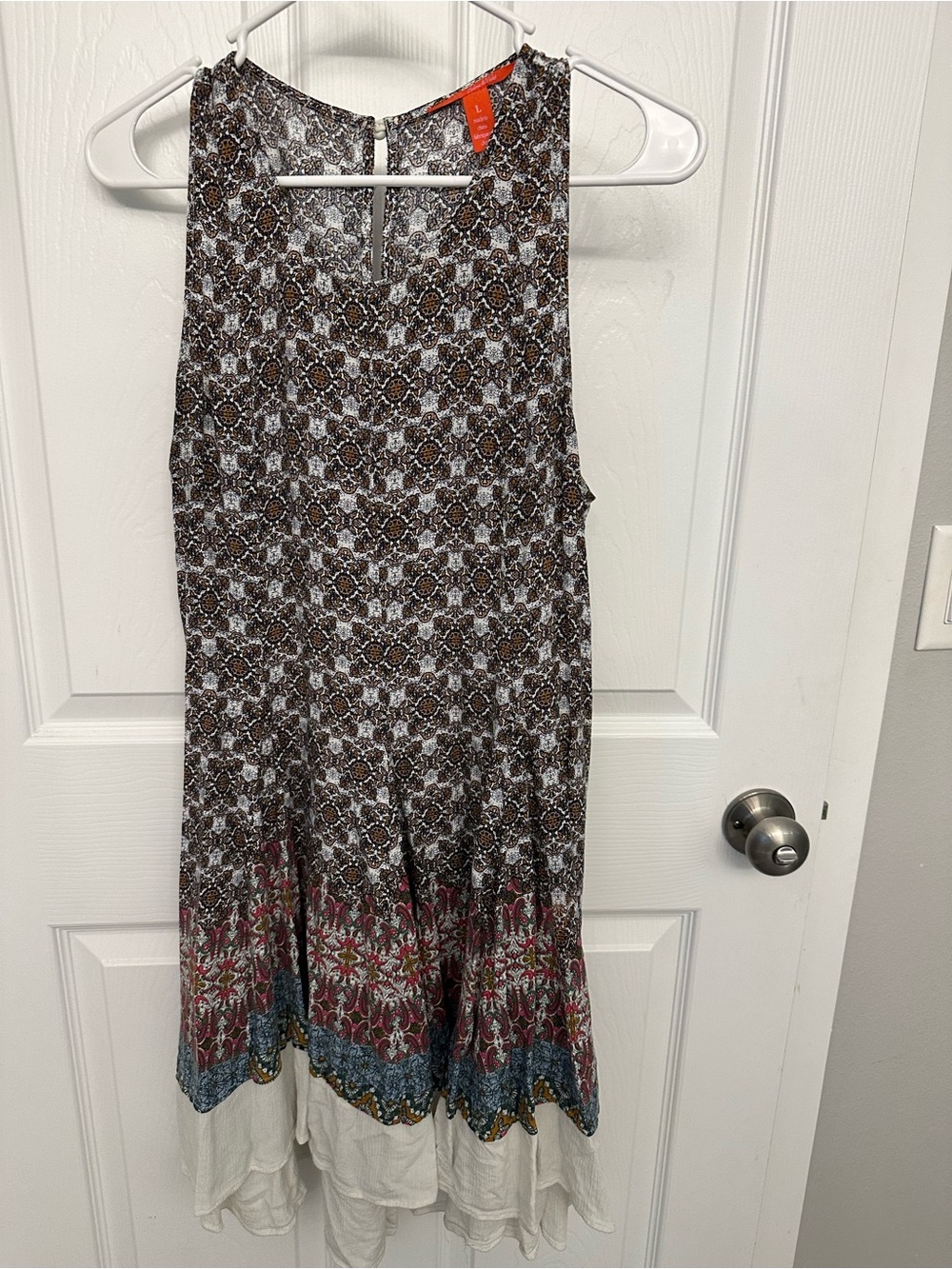 Sleeveless Printed Boho Midi dress